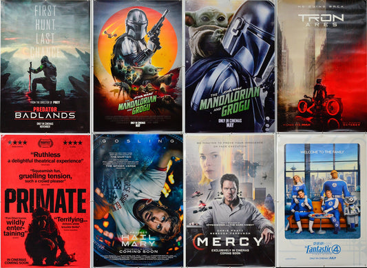 🎬 Original Movie Poster eBay Auctions End 9 July – Star Wars, Scream 7, Fantastic Four & More