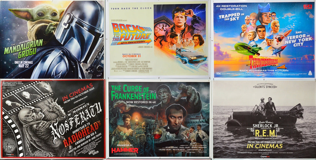 Movie Poster Auction - re-release posters The Curse of Frankenstein, Thunderbirds, Amadeus and more!