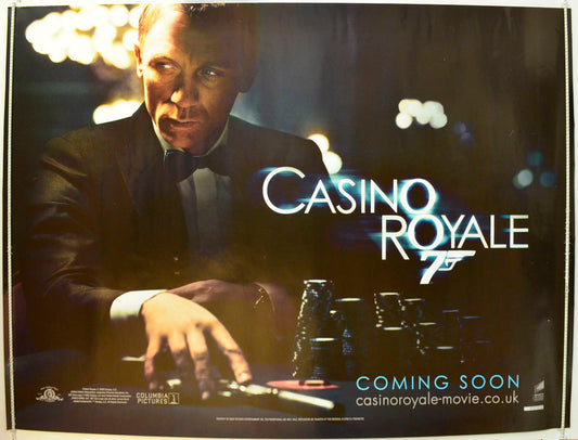 007 : Casino Royale  (James Bond)  (Teaser / Advance Version)   Original British Quad Poster - Film Poster - Movie Poster 