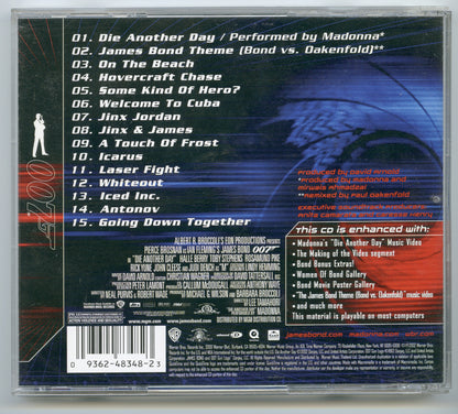 007 : DIE ANOTHER DAY Original CD Soundtrack (back) 