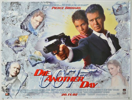 007 : Die Another Day - Original Quad Poster - Film Poster - Movie Poster