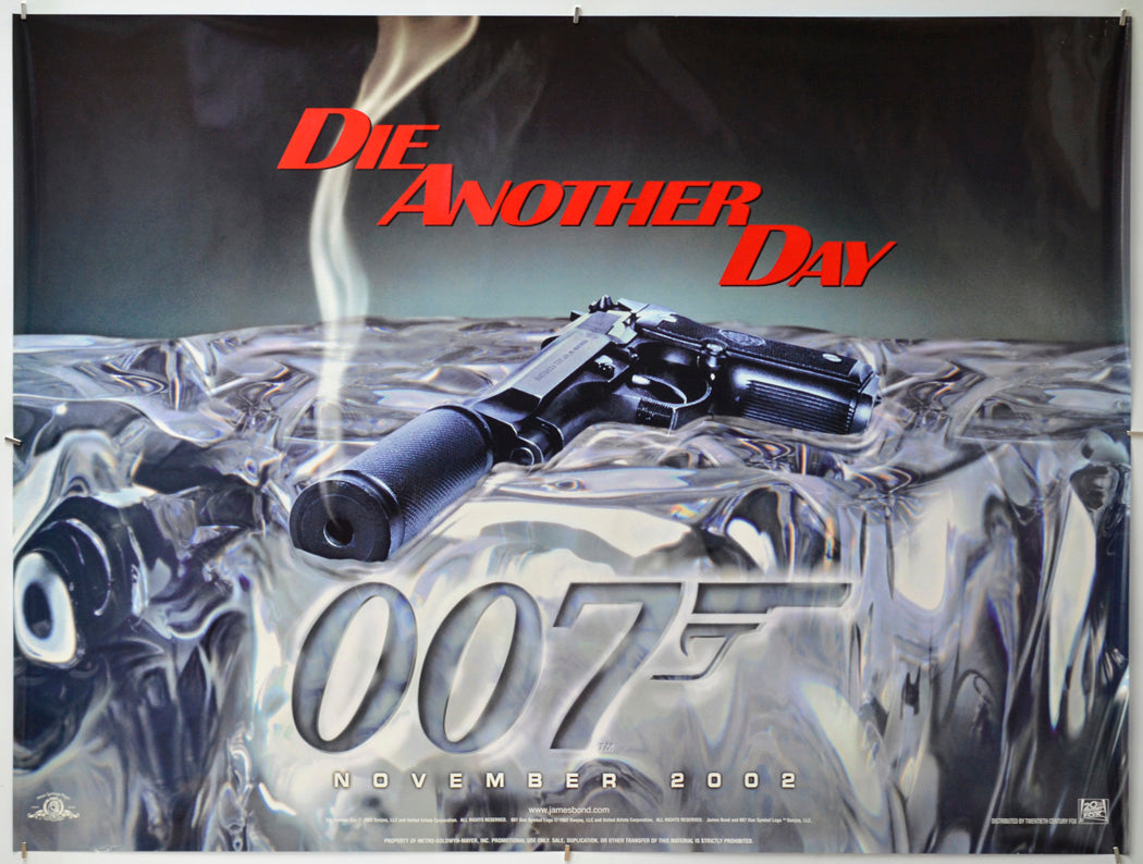 007 : Die Another Day - Original Quad Poster - Film Poster - Movie Poster