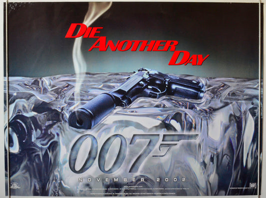 007 : Die Another Day  (Teaser / Advance Version)  (James Bond)   Original British Quad Poster - Movie Poster