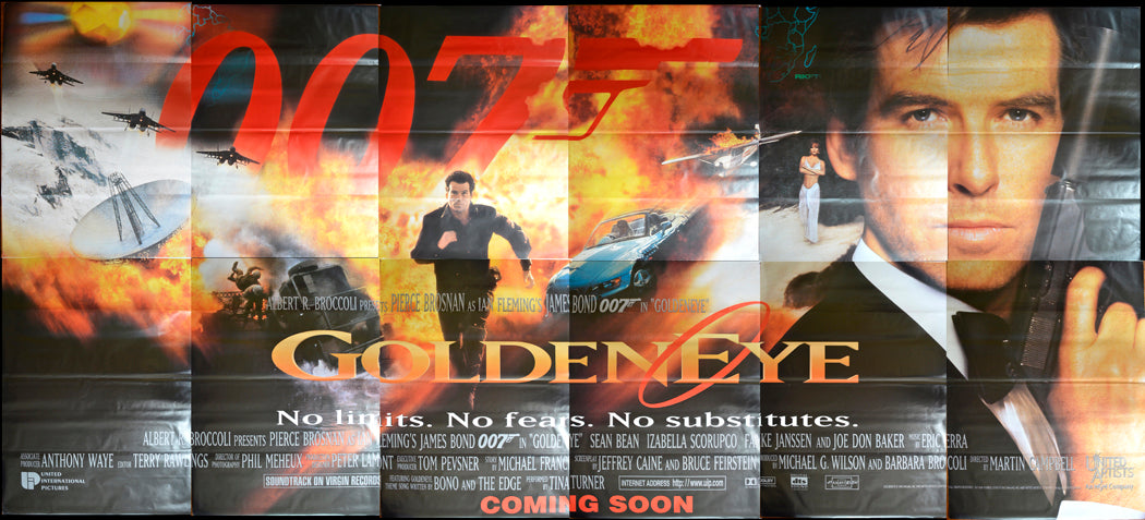 007 : Goldeneye  (James Bond)  Original Cinema - Film Poster - Movie Poster - Billboard Poster 