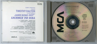 007 : LICENCE TO KILL Original CD Soundtrack (Inside) 