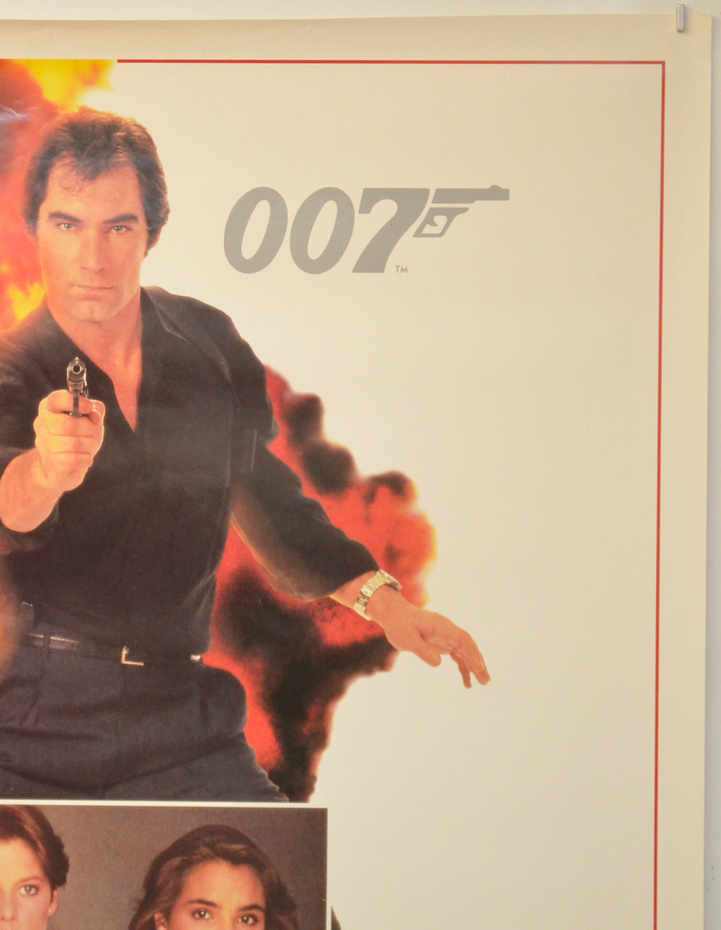 007 : LICENCE TO KILL (Top Right) Cinema One Sheet Movie Poster 