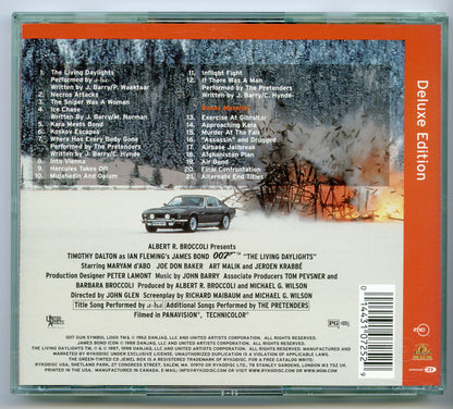 007 : THE LIVING DAYLIGHTS Original CD Soundtrack (back) 