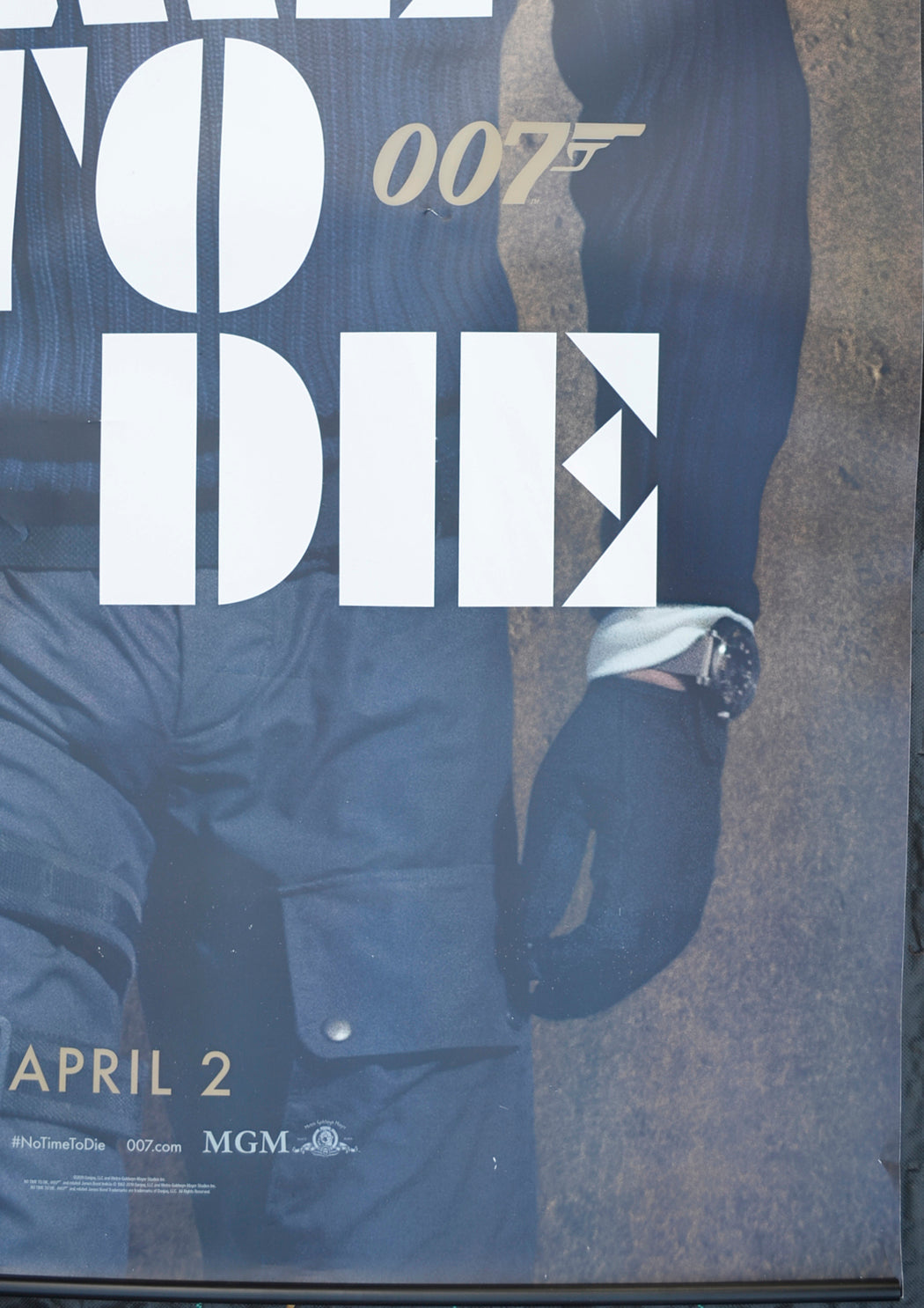 007 : NO TIME TO DIE Cinema BANNER Bottom Right  