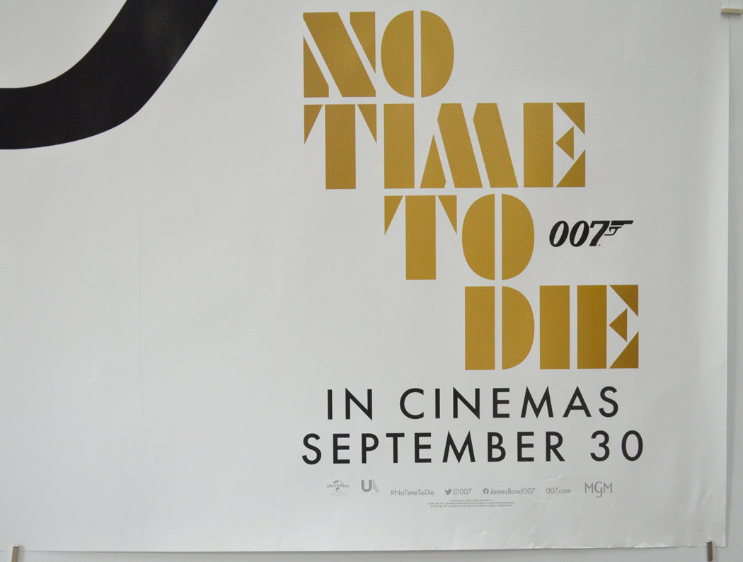 007 : NO TIME TO DIE (Bottom Right) Cinema Quad Movie Poster 