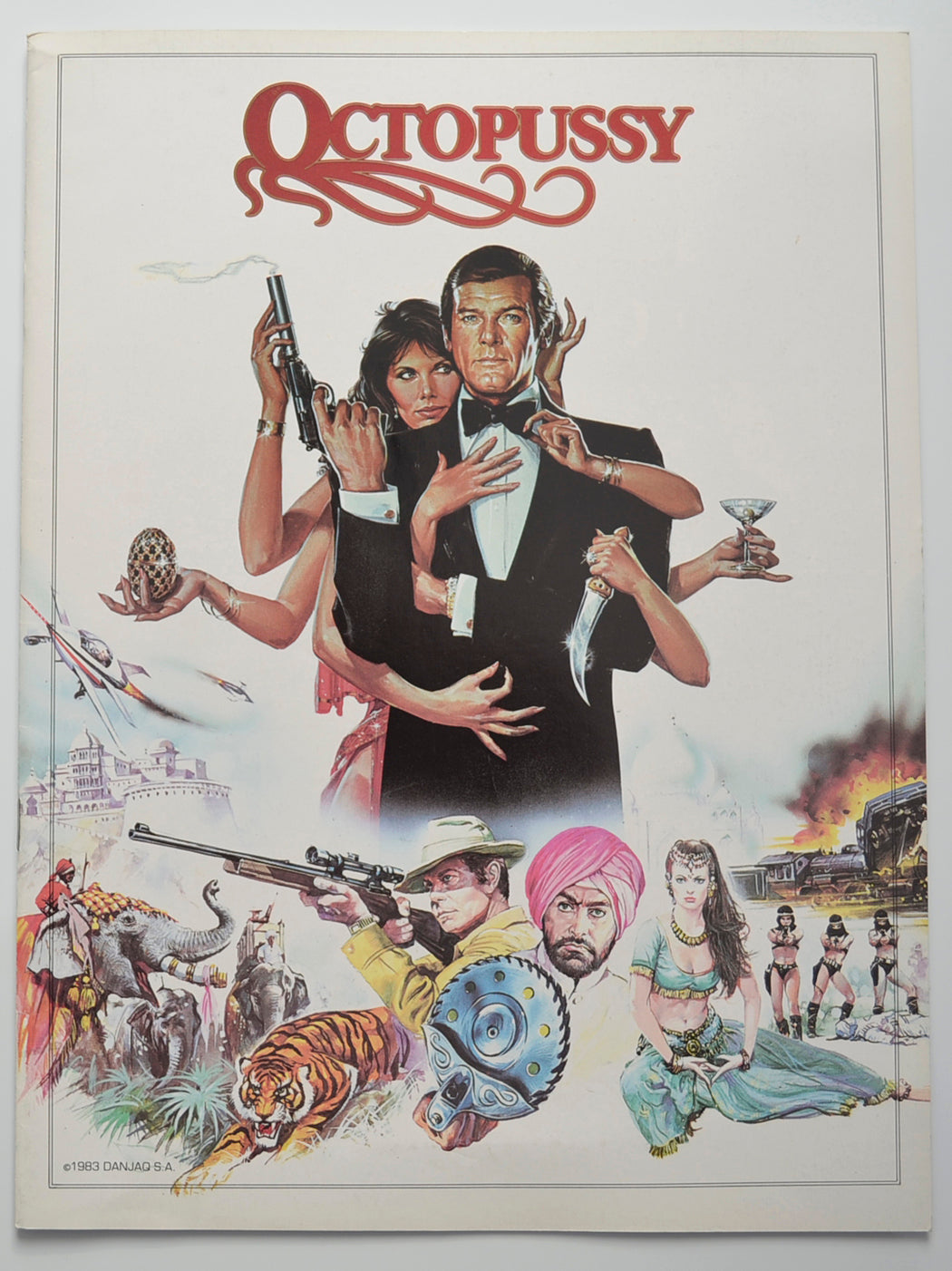 007 Octopussy (James Bond)  Original Cinema Souvenir Brochure 