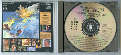 007 : ON HER MAJESTY’S SECRET SERVICE Original CD Soundtrack (Inside) 