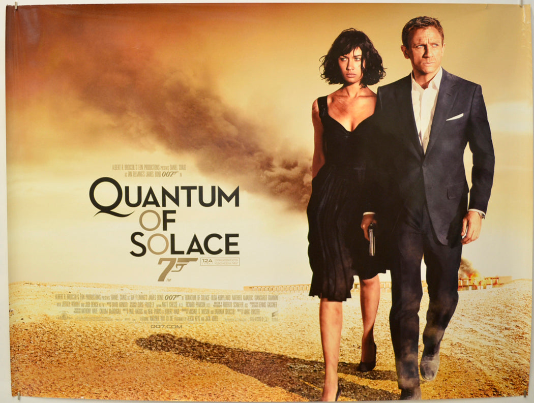 007 : Quantum Of Solace  (James Bond)   Original Quad Poster - Film Poster - Movie Poster