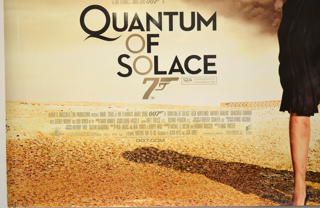 007 : QUANTUM OF SOLACE (Bottom Left) Cinema Quad Movie Poster 