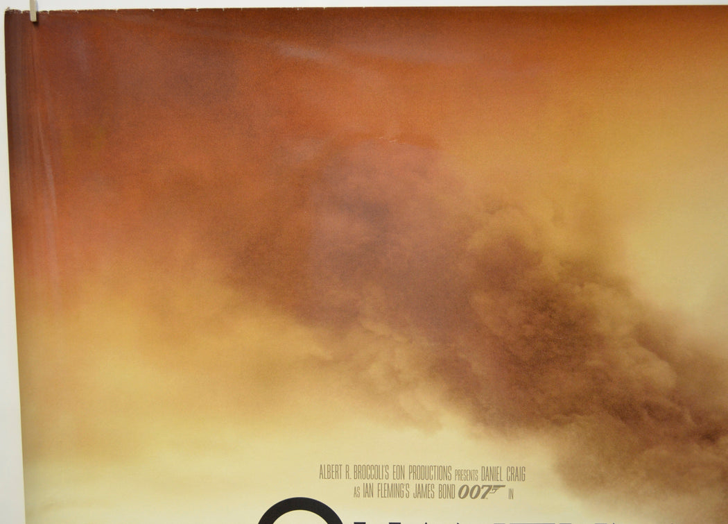 007 : QUANTUM OF SOLACE (Top Left) Cinema Quad Movie Poster 