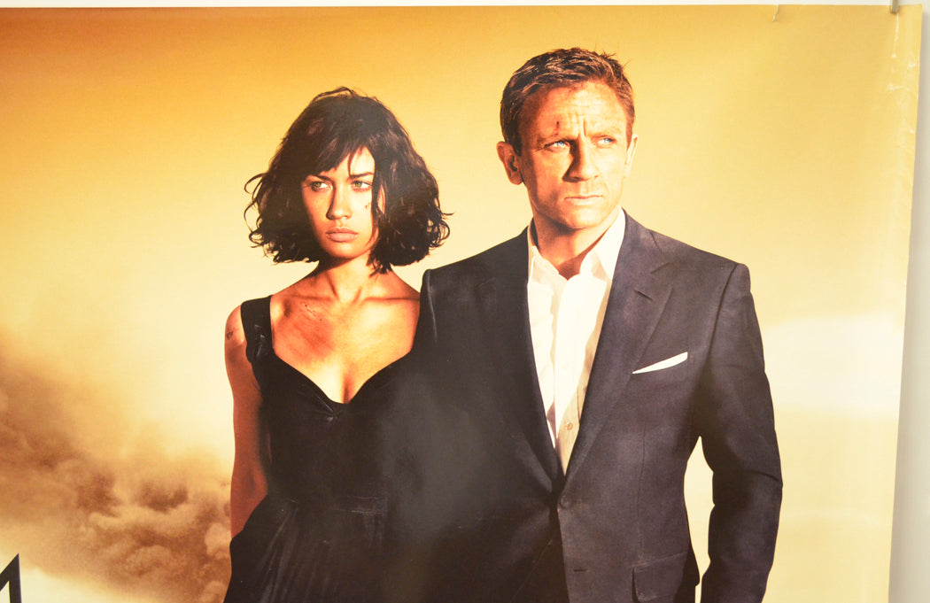 007 : QUANTUM OF SOLACE (Top Right) Cinema Quad Movie Poster 