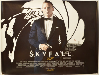 007: Skyfall  (James Bond)   Original Quad Poster - Film Poster - Movie Poster