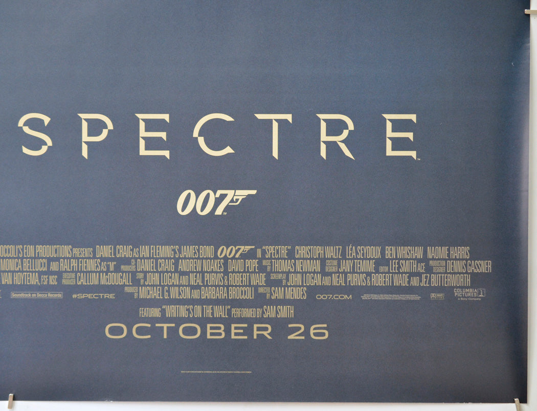 007: Spectre (Bottom Right) Cinema Quad Movie Poster 