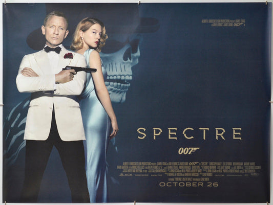 007: Spectre - Original Quad Poster - Film Poster - Movie Poster