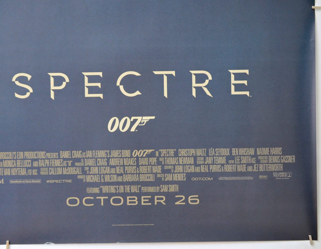 007: Spectre (Bottom Right) Cinema Quad Movie Poster 