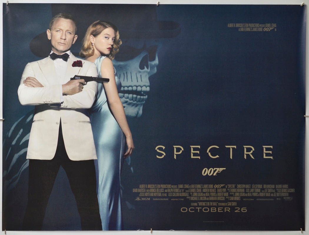 007: Spectre - Original Quad Poster - Film Poster - Movie Poster