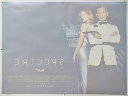 007: Spectre (Back) Cinema Quad Movie Poster 