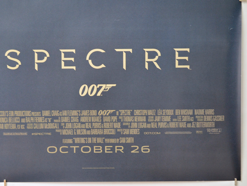 007: Spectre (Bottom Right) Cinema Quad Movie Poster 