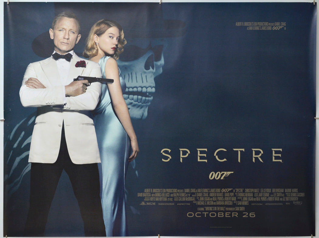 007: Spectre - Original Quad Poster - Film Poster - Movie Poster