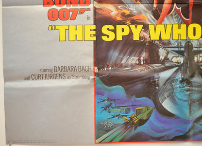 007 : THE SPY WHO LOVED ME (Bottom Left) Cinema Quad Movie Poster 