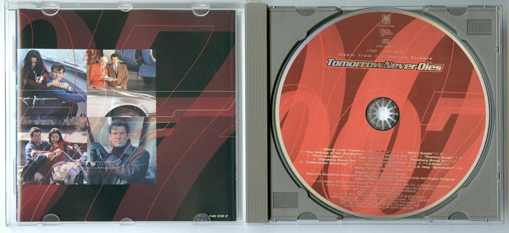 007 : TOMORROW NEVER DIES Original CD Soundtrack (Inside) 