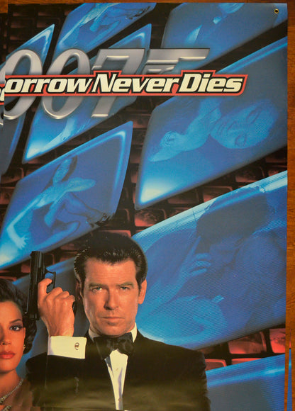 007 : TOMORROW NEVER DIES Cinema BANNER – Front Top Right View 