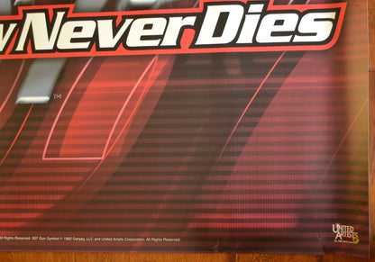 007 : TOMORROW NEVER DIES Cinema BANNER – Front Bottom Right View 