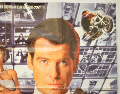 007 : TOMORROW NEVER DIES (Top Right) Cinema Quad Movie Poster 