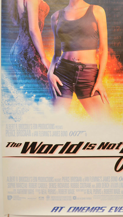 007 : THE WORLD IS NOT ENOUGH (Bottom Left) Cinema 4 Sheet Movie Poster 