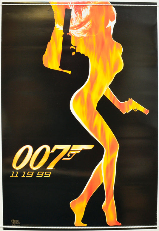 007 - The World Is Not Enough  (Teaser / Advance Version)   Original One Sheet Poster - Film Poster - Movie Poster  