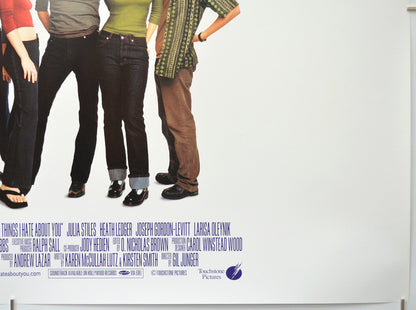 10 THINGS I HATE ABOUT YOU (Bottom Right) Cinema Quad Movie Poster 