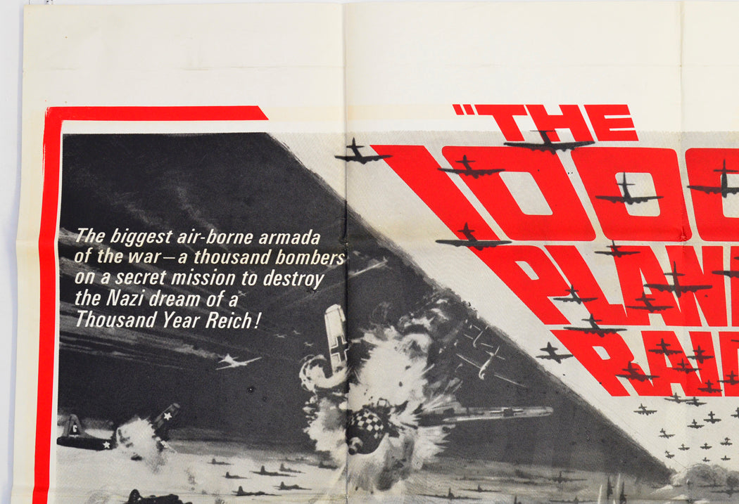 THE 1000 PLANE RAID (Top Left) Cinema Quad Movie Poster 