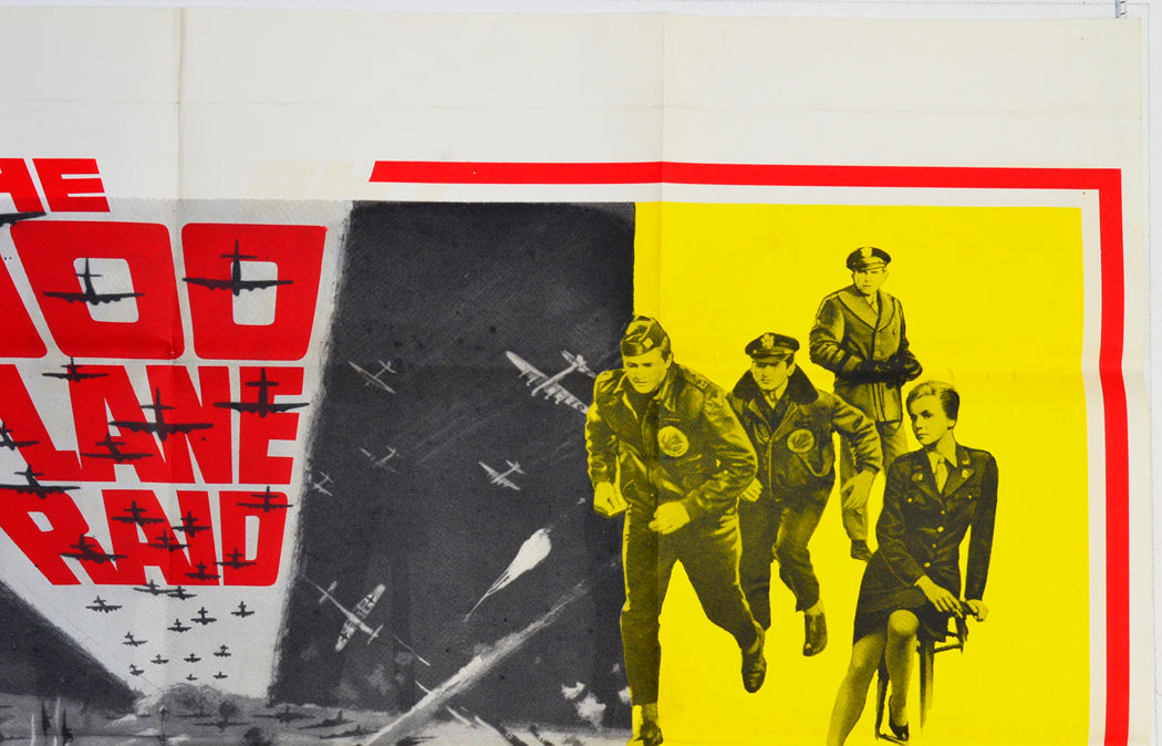 THE 1000 PLANE RAID (Top Right) Cinema Quad Movie Poster 