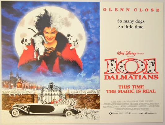 101 Dalmatians Original Mini Quad Poster - Film Poster - Movie Poster