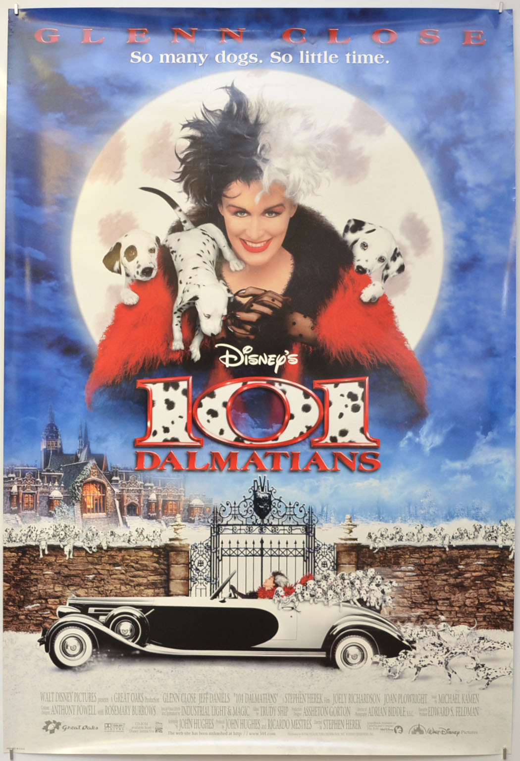 101 Dalmatians Original One Sheet Poster - Film Poster - Movie Poster