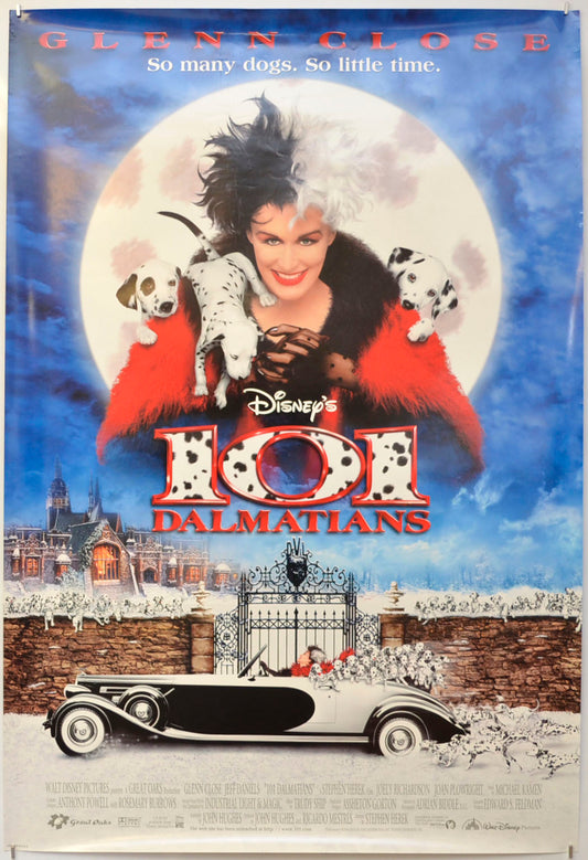 101 Dalmatians Original One Sheet Poster - Film Poster - Movie Poster