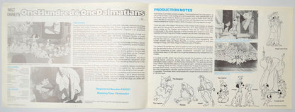 ONE HUNDRED AND ONE DALMATIANS Cinema Exhibitors Campaign Press Book - INSIDE  