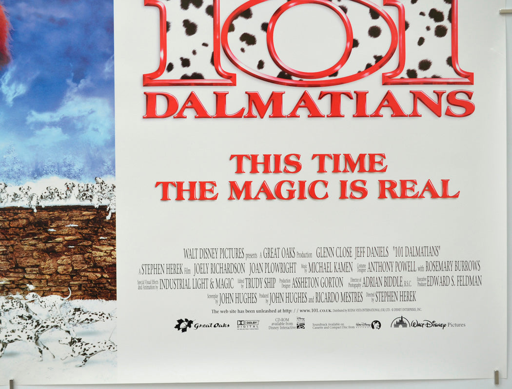 101 Dalmatians (Bottom Right) Cinema Quad Movie Poster 