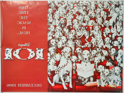 101 Dalmatians (Back) Cinema Quad Movie Poster 