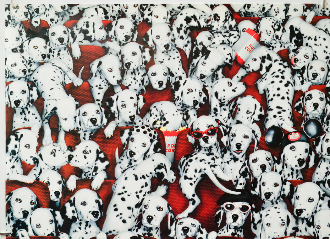 101 Dalmatians (Top Left) Cinema Quad Movie Poster 