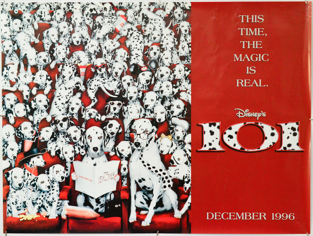 101 Dalmatians - Original Quad Poster - Film Poster - Movie Poster