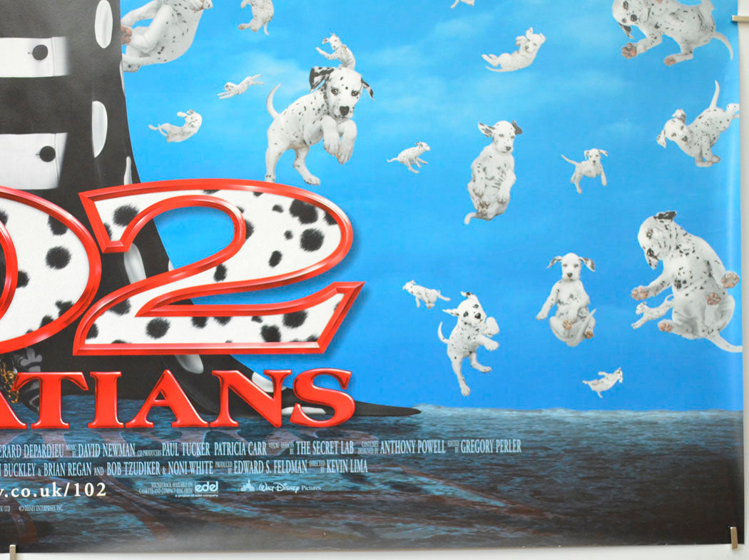 102 DALMATIANS (Bottom Right) Cinema Quad Movie Poster 