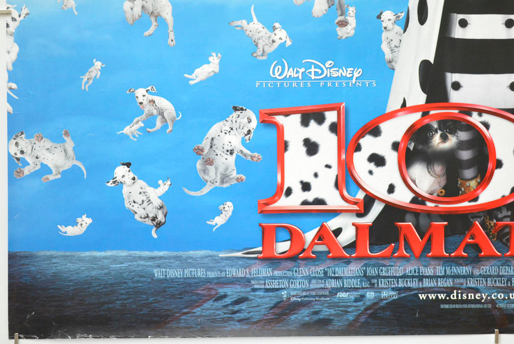 102 DALMATIANS (Bottom Left) Cinema Quad Movie Poster 