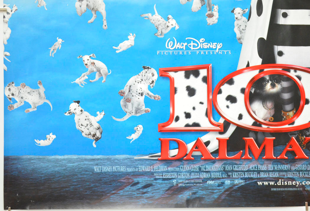 102 DALMATIANS (Bottom Left) Cinema Quad Movie Poster 