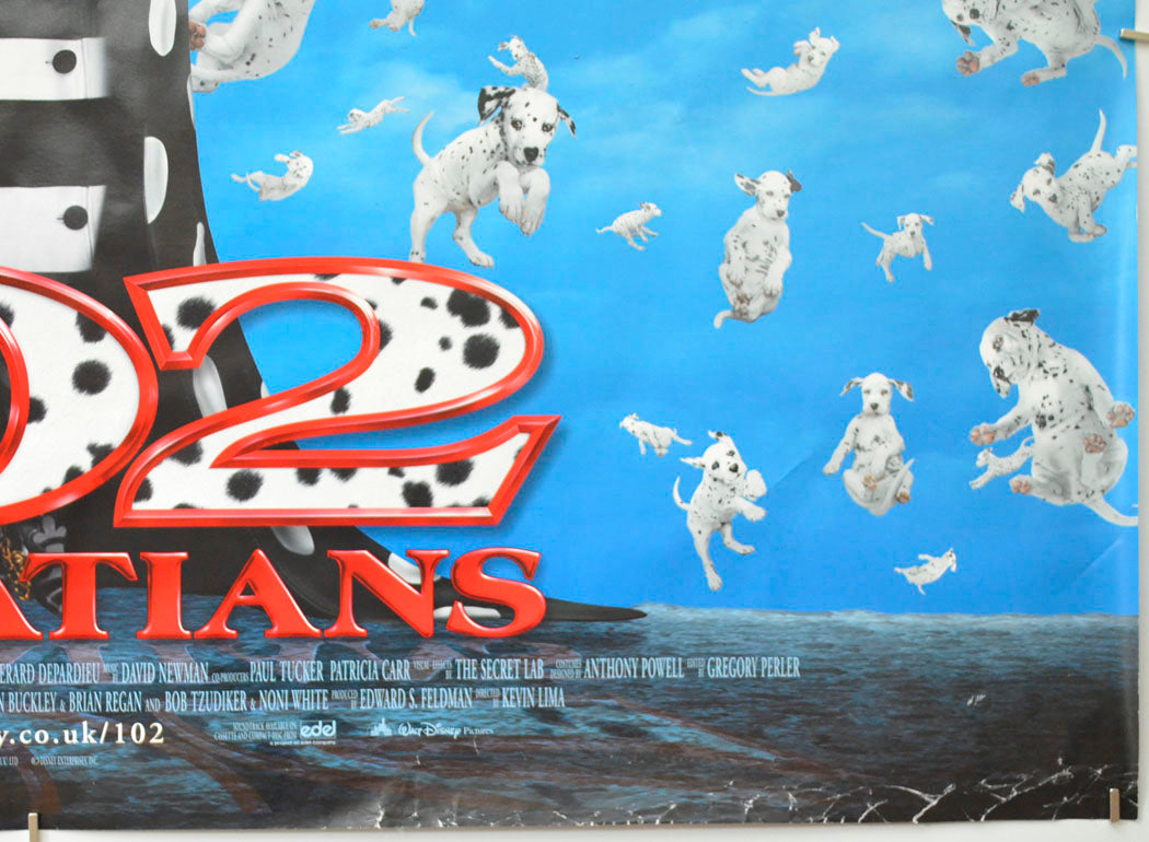 102 DALMATIANS (Bottom Right) Cinema Quad Movie Poster 