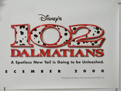 102 Dalmatians (Bottom Right) Cinema Quad Movie Poster 